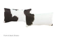 Black and White Cowhide Pillow 12x22 #A52171 by Hudson Hides