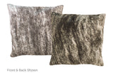 Grey Cowhide Pillow 16x16 #A52175 by Hudson Hides