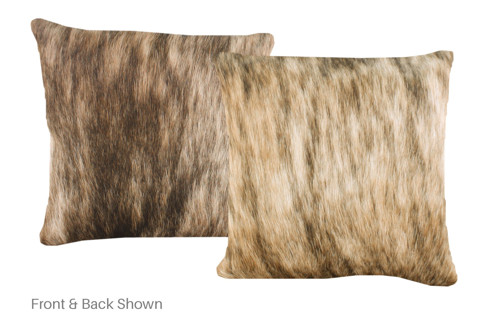 Light Brindle Cowhide Pillow #A52180