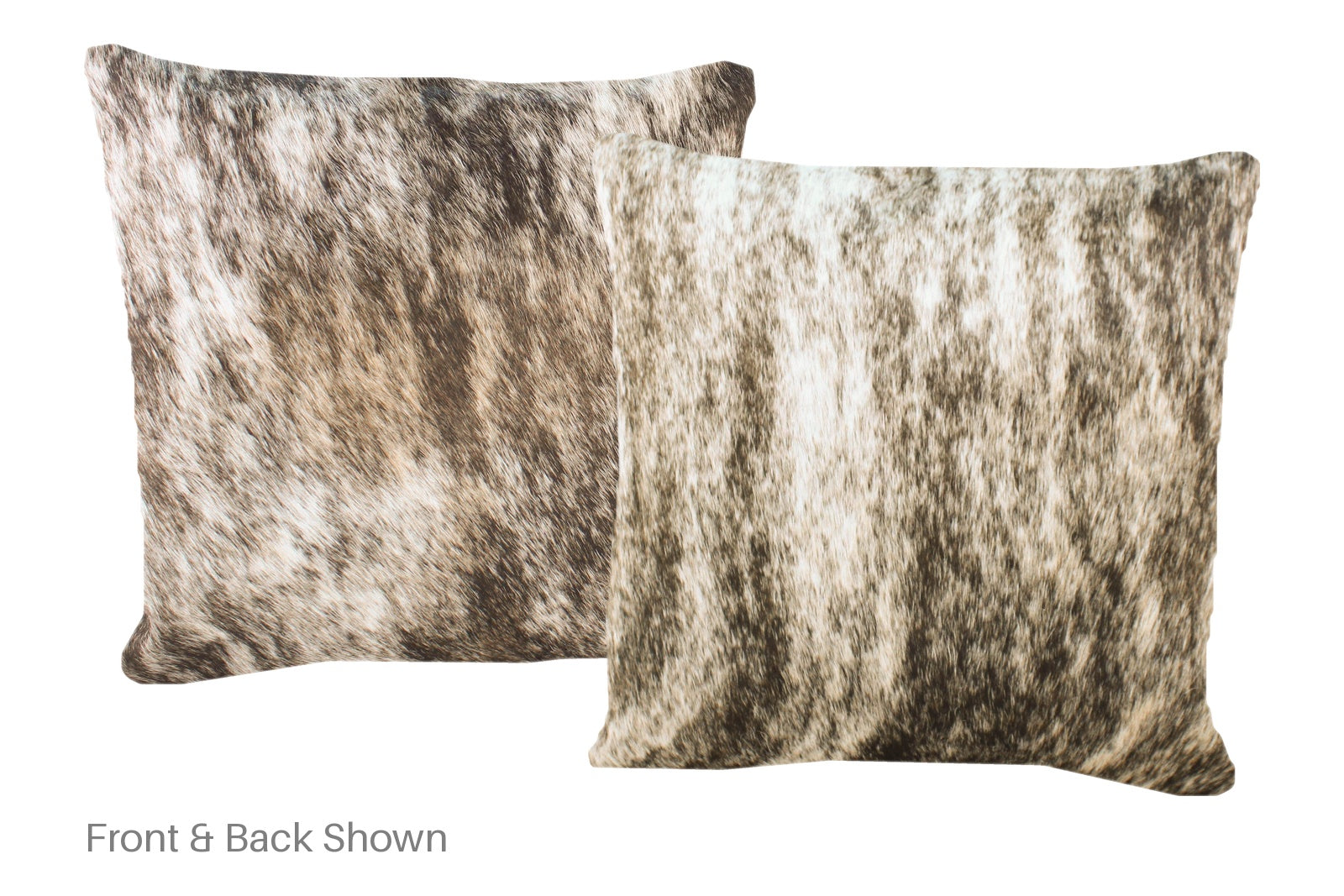 Light Brindle Cowhide Pillow #A52184