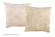 Champagne Cowhide Pillow 16x16 #A52187 by Hudson Hides