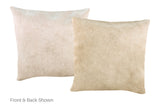 Champagne Cowhide Pillow 16x16 #A52187 by Hudson Hides