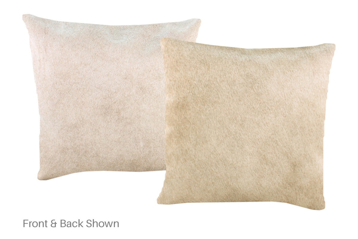 Champagne Cowhide Pillow #A52187