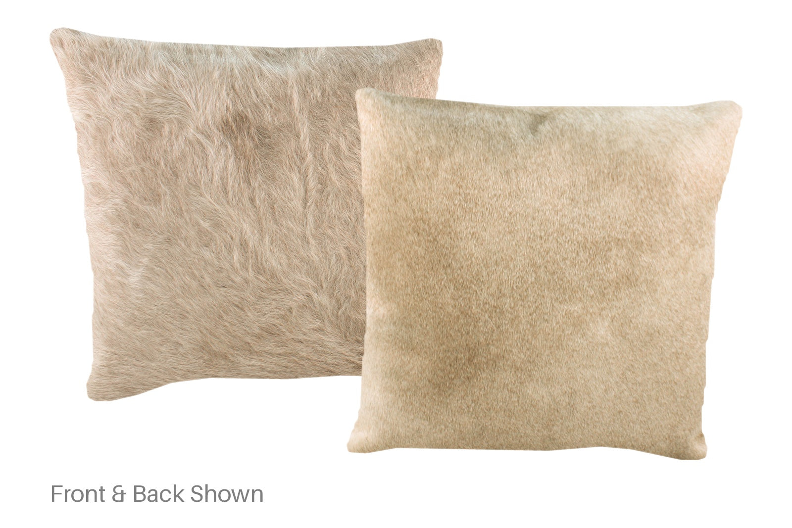 Champagne Cowhide Pillow #A52195