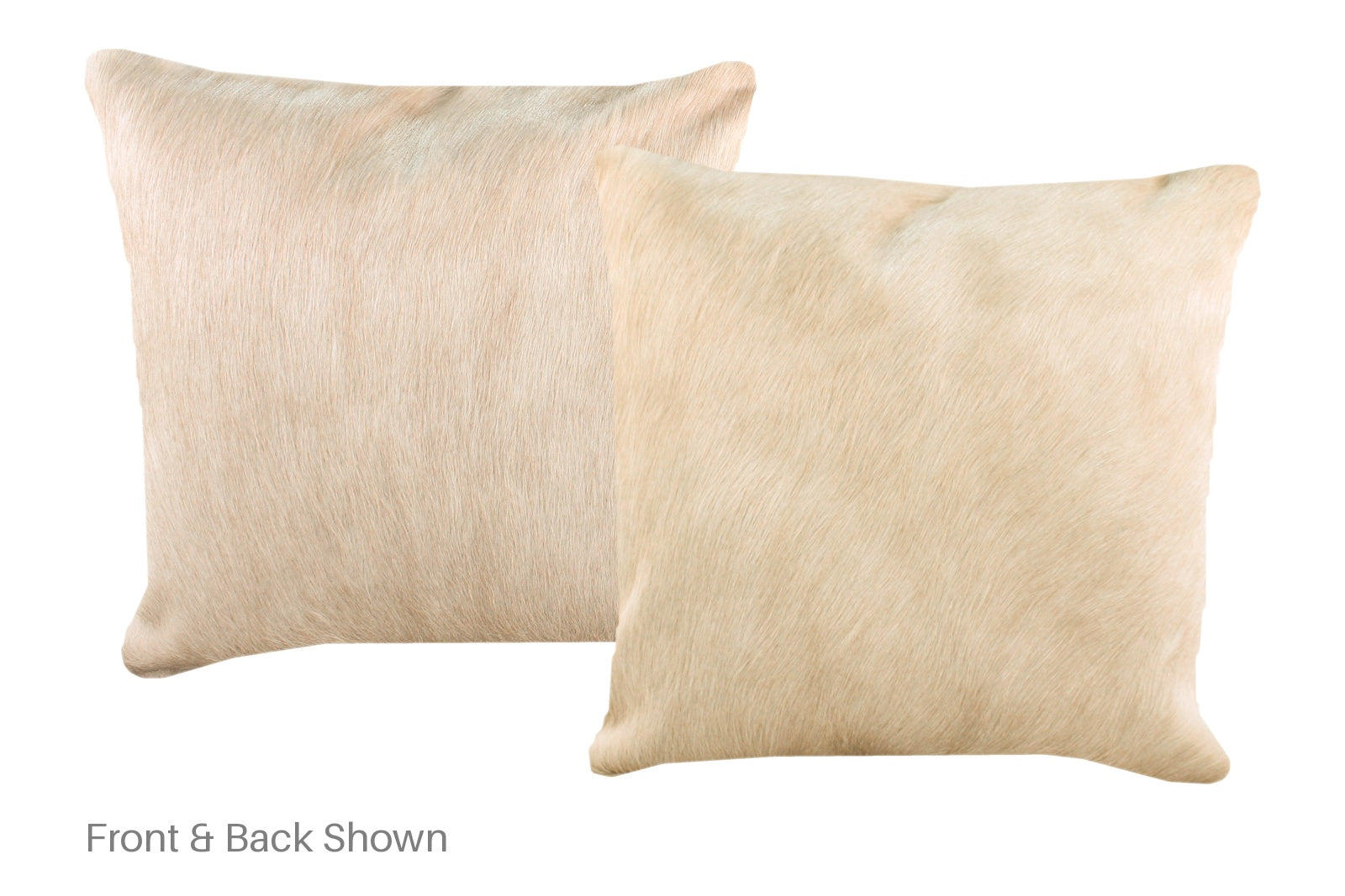Champagne Cowhide Pillow #A52197