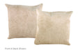 Champagne Cowhide Pillow 16x16 #A52198 by Hudson Hides