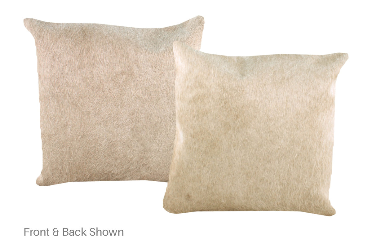 Champagne Cowhide Pillow #A52198