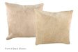 Champagne Cowhide Pillow 16x16 #A52199 by Hudson Hides