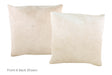 Champagne Cowhide Pillow 16x16 #A52200 by Hudson Hides