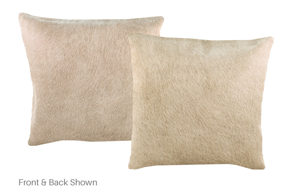 Champagne Cowhide Pillow #A52204