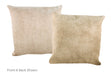 Champagne Cowhide Pillow 16x16 #A52205 by Hudson Hides