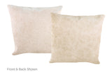 Champagne Cowhide Pillow 16x16 #A52206 by Hudson Hides