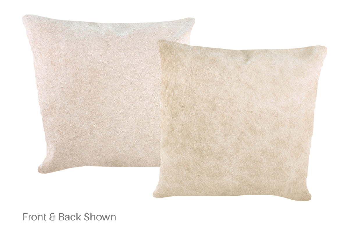 Champagne Cowhide Pillow #A52206