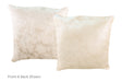 Champagne Cowhide Pillow 16x16 #A52207 by Hudson Hides
