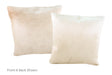 Champagne Cowhide Pillow 16x16 #A52208 by Hudson Hides