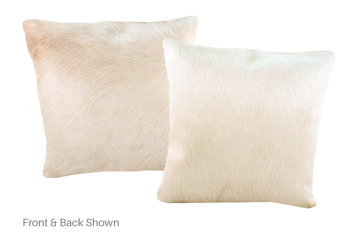 Champagne Cowhide Pillow #A52208