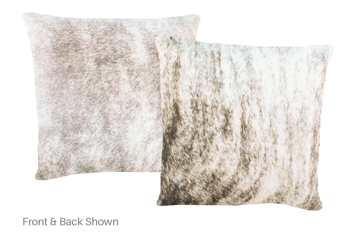 Grey Cowhide Pillow #A52209