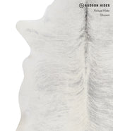 Grey Brindle X-Large Brazilian Cowhide Rug 7'1"H x 6'4"W #A5221 by Hudson Hides