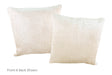 Solid White Cowhide Pillow 16x16 #A52212 by Hudson Hides