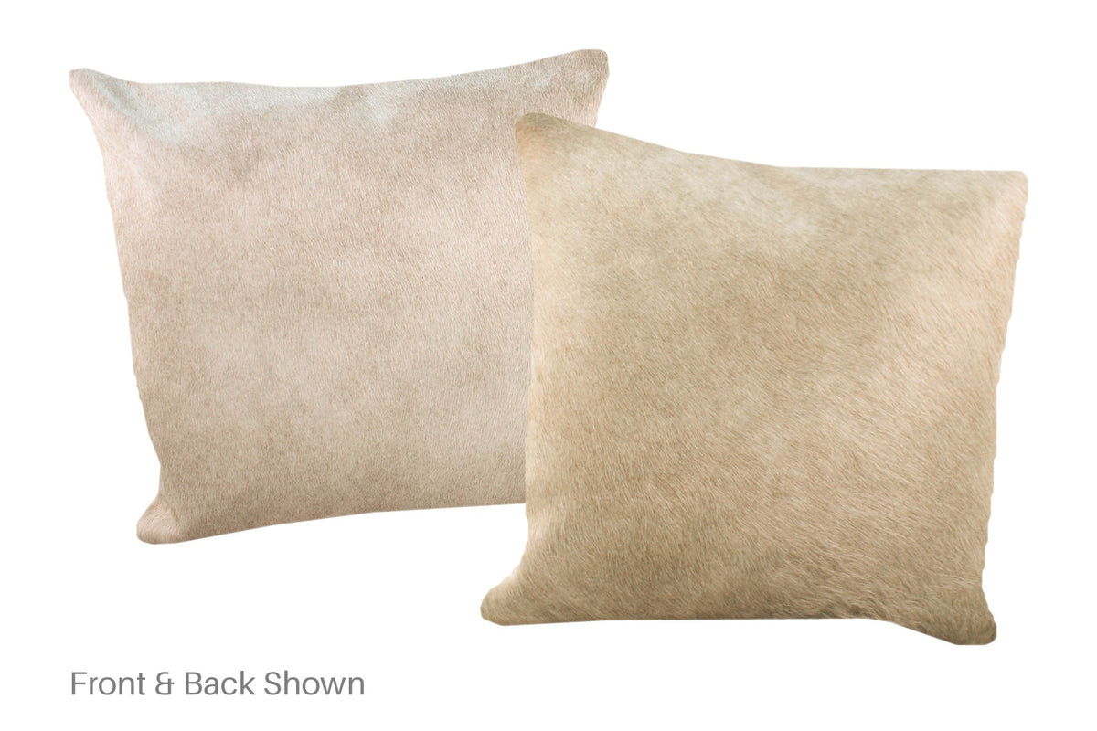 Champagne Cowhide Pillow #A52213