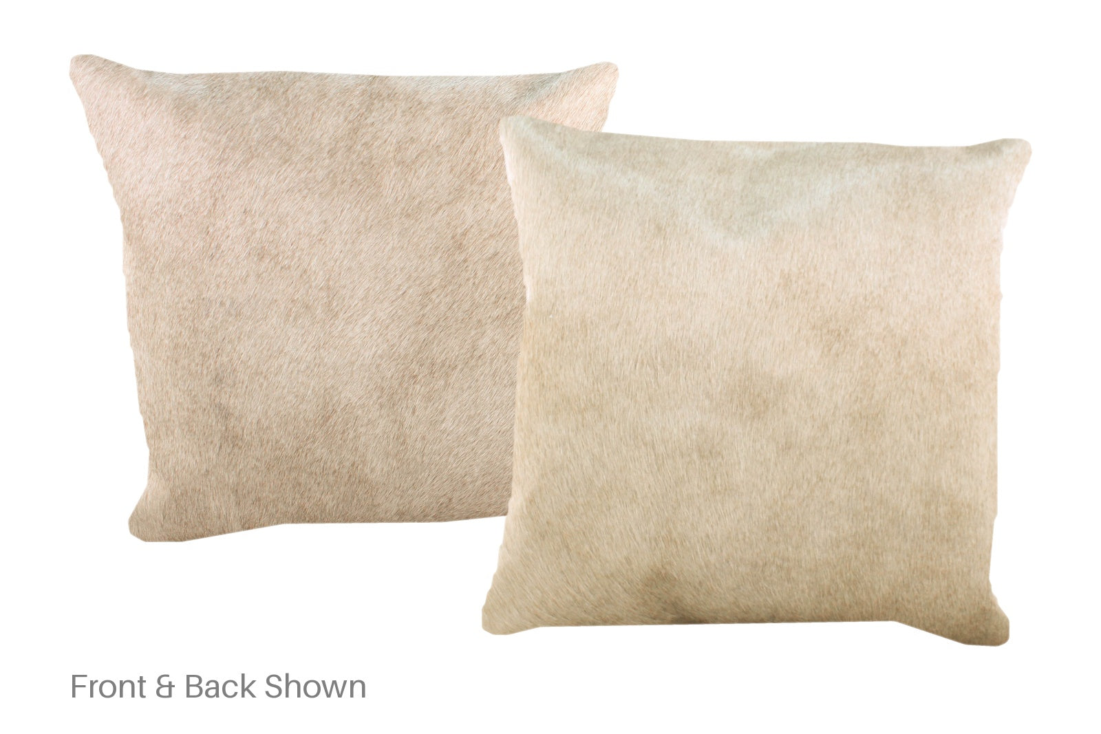 Champagne Cowhide Pillow #A52214