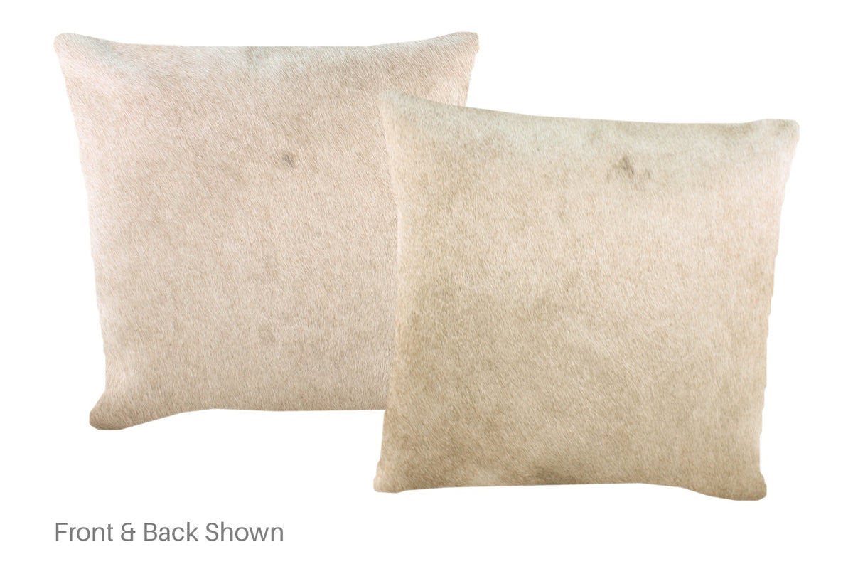 Champagne Cowhide Pillow #A52215