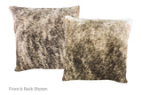 Light Brindle Cowhide Pillow 16x16 #A52224 by Hudson Hides