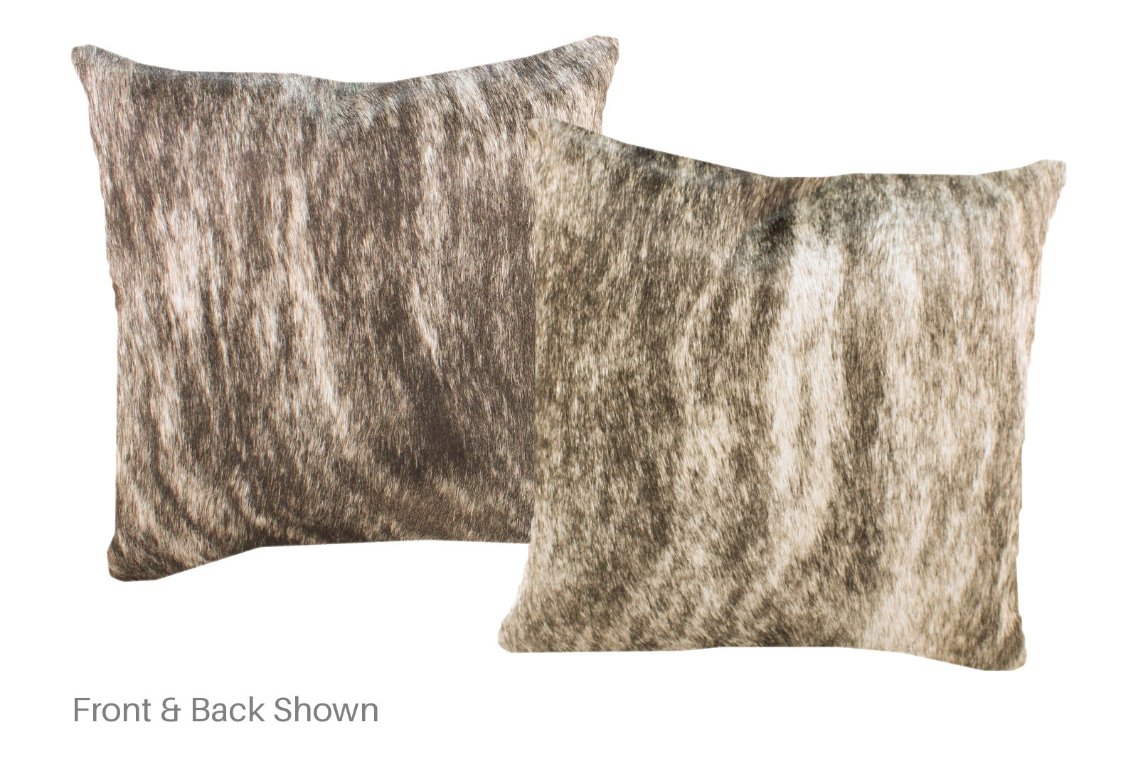 Light Brindle Cowhide Pillow #A52226