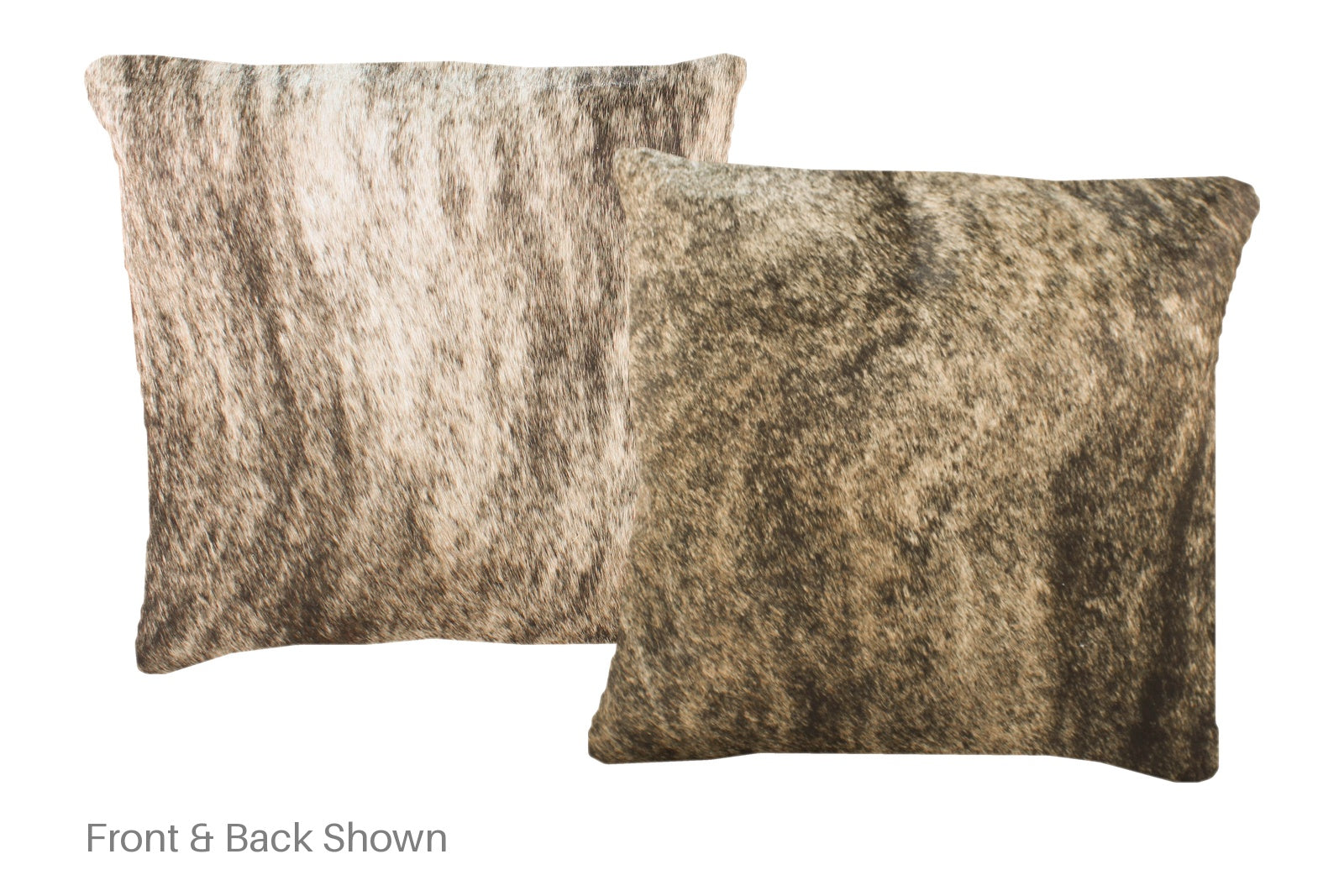 Light Brindle Cowhide Pillow #A52228