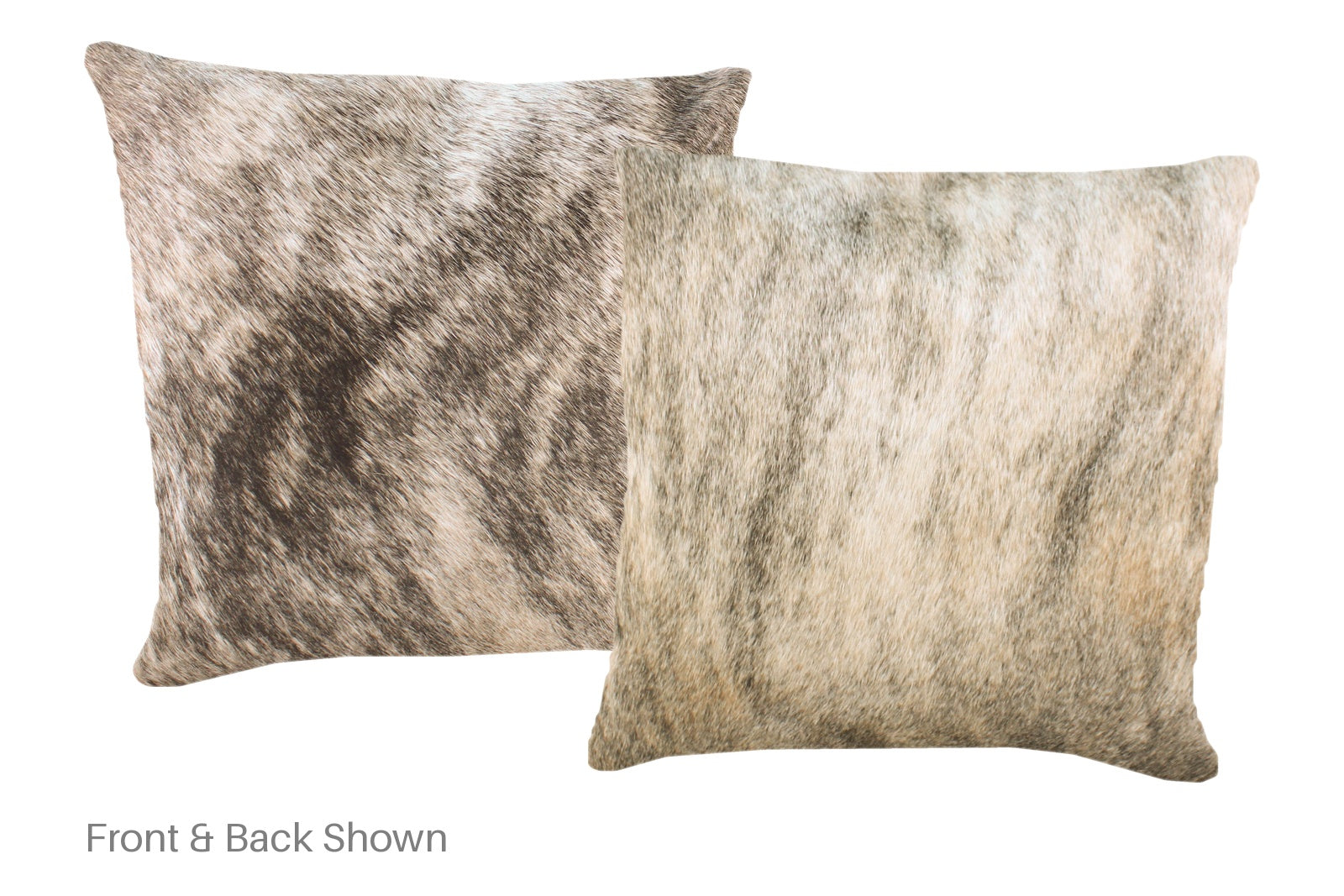 Light Brindle Cowhide Pillow #A52229