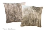 Light Brindle Cowhide Pillow 16x16 #A52232 by Hudson Hides