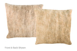 Light Brindle Cowhide Pillow 16x16 #A52234 by Hudson Hides
