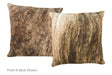 Medium Brindle Cowhide Pillow 16x16 #A52237 by Hudson Hides