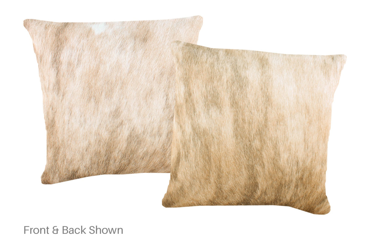Light Brindle Cowhide Pillow #A52243
