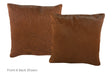 Solid Brown Cowhide Pillow 16x16 #A52245 by Hudson Hides