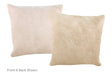Champagne Cowhide Pillow 16x16 #A52248 by Hudson Hides