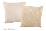 Champagne Cowhide Pillow 16x16 #A52248 by Hudson Hides