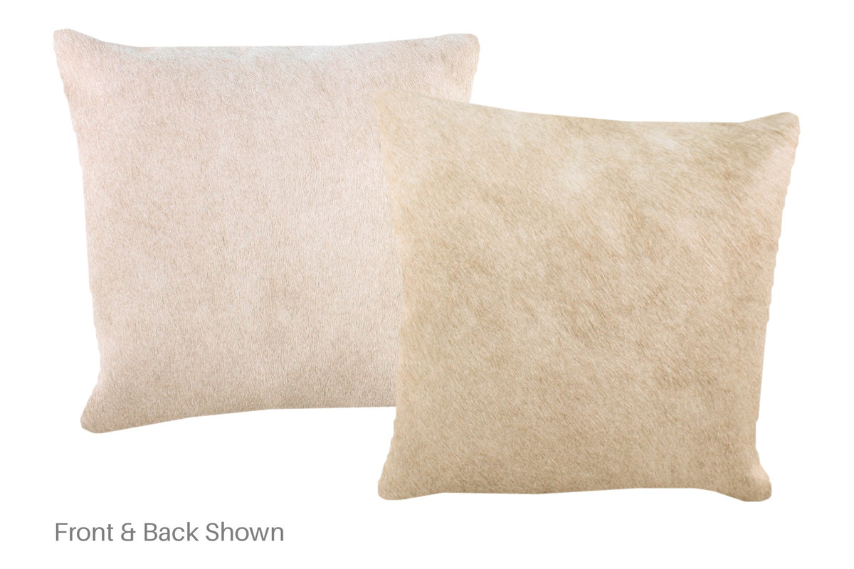 Champagne Cowhide Pillow #A52248