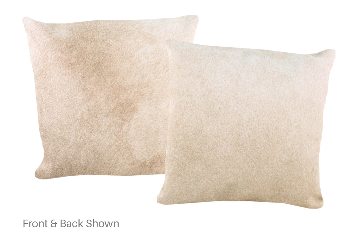 Champagne Cowhide Pillow #A52249