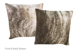 Grey Cowhide Pillow 16x16 #A52255 by Hudson Hides