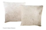 Grey Cowhide Pillow 16x16 #A52260 by Hudson Hides