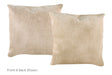 Taupe Cowhide Pillow 16x16 #A52269 by Hudson Hides
