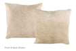 Champagne Cowhide Pillow 16x16 #A52271 by Hudson Hides
