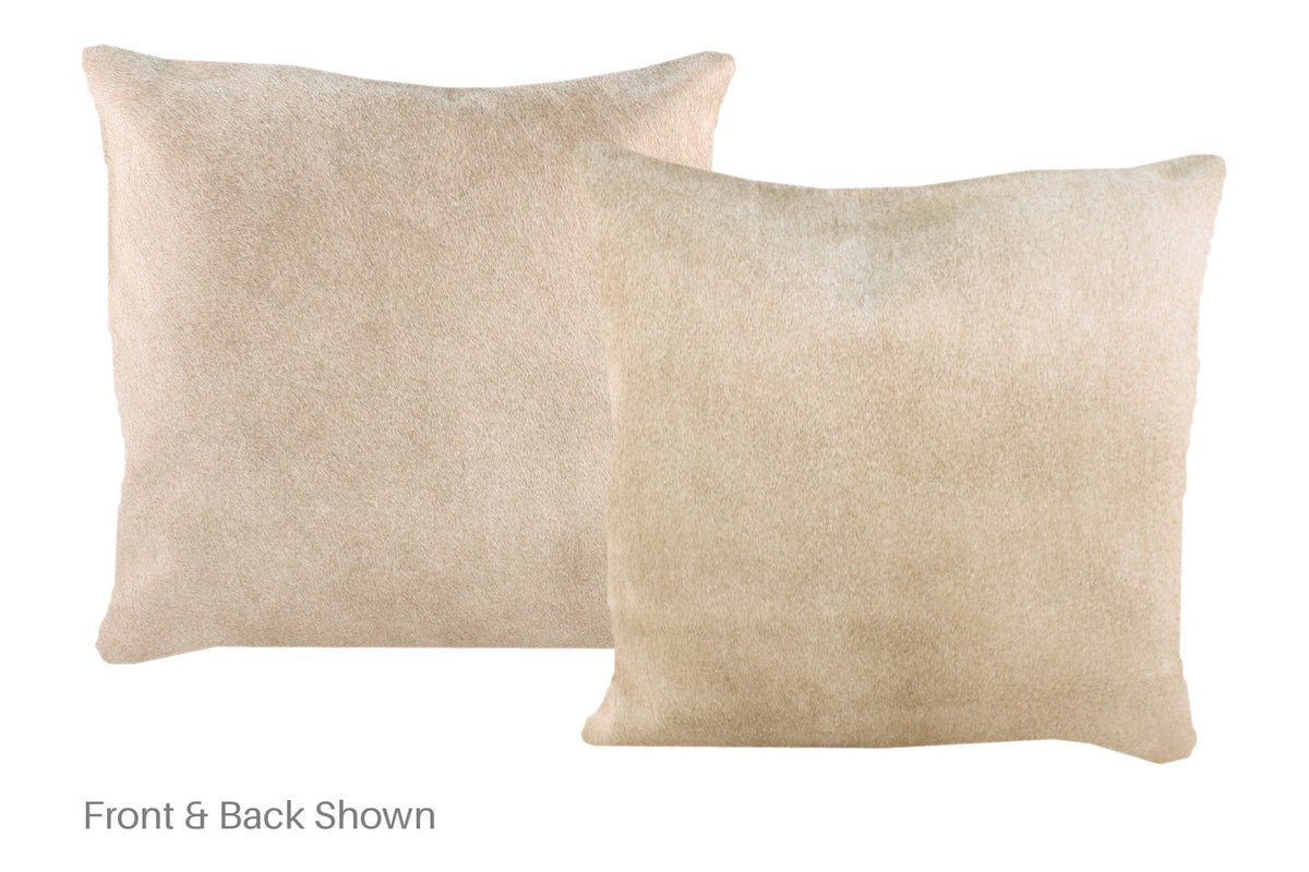 Champagne Cowhide Pillow #A52271