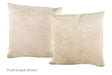 Champagne Cowhide Pillow 16x16 #A52273 by Hudson Hides