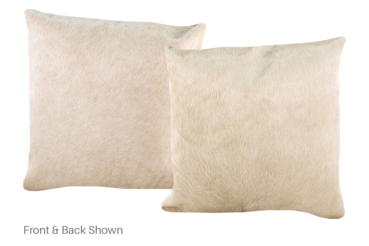 Champagne Cowhide Pillow #A52273