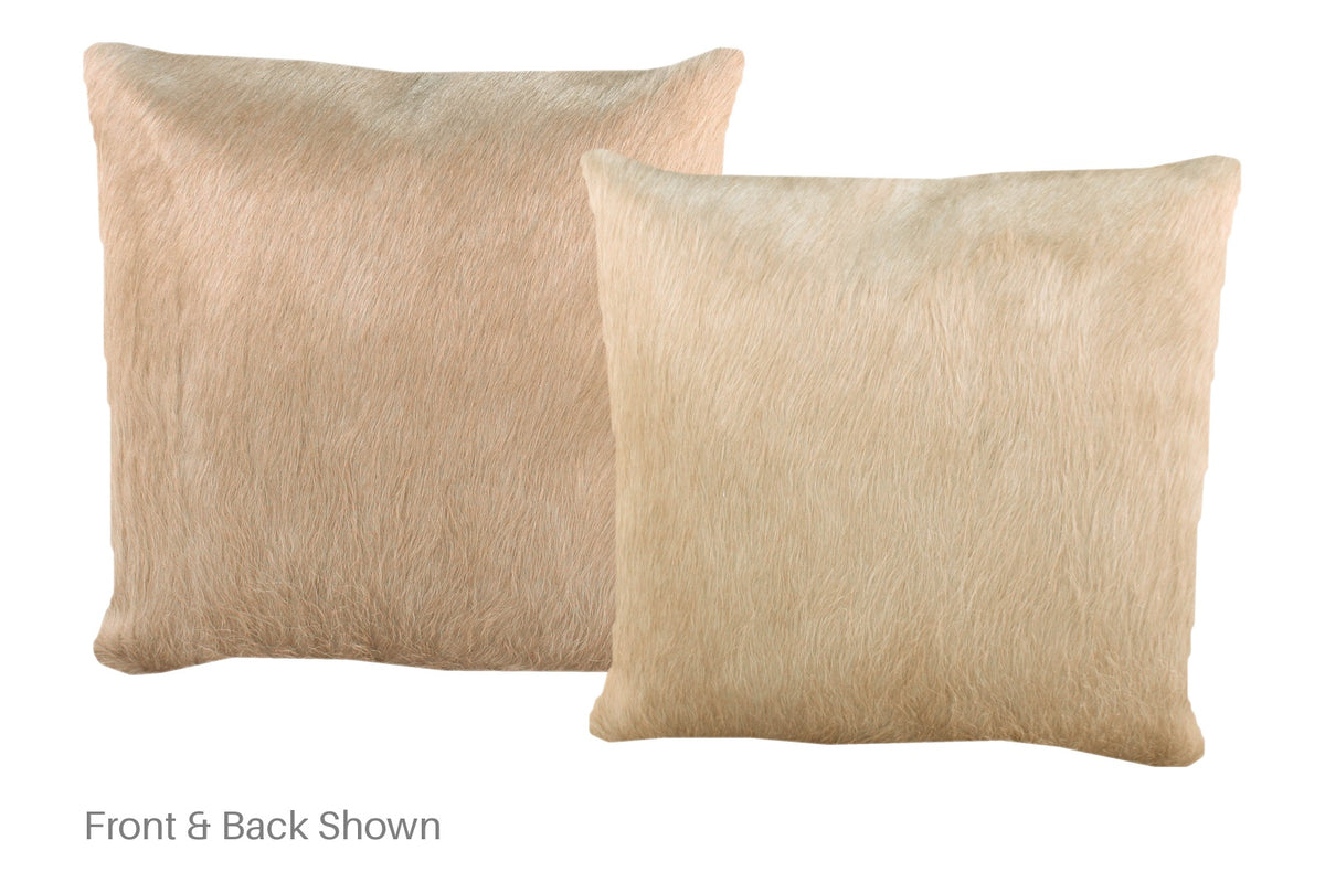 Champagne Cowhide Pillow #A52274