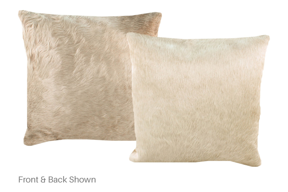 Champagne Cowhide Pillow #A52275