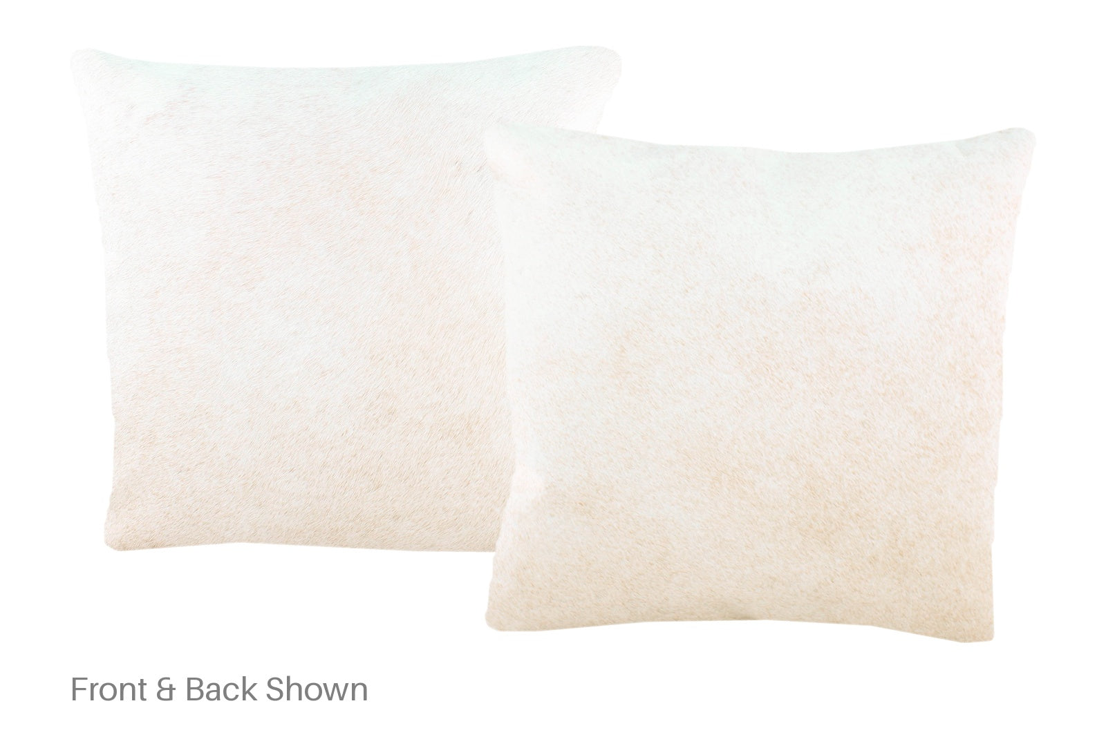 Beige Cowhide Pillow #A52276