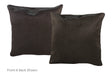 Solid Black Cowhide Pillow 16x16 #A52282 by Hudson Hides